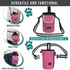 PetAmi Dog Treat Pouch, Large Pet Training Bag Pocket for Kibbles Toys, Trainer Essentials Supply Holder Waste Dispenser, 3 Ways to Wear - 4 of 4