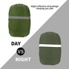 Unique Bargains Waterproof Rain Backpack Cover Polyester for Outdoor Hiking Riding XS Green - 4 of 4