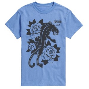 Men's - Marvel - Black Panther Old School Tattoo Short Sleeve Graphic T-Shirt - 1 of 4