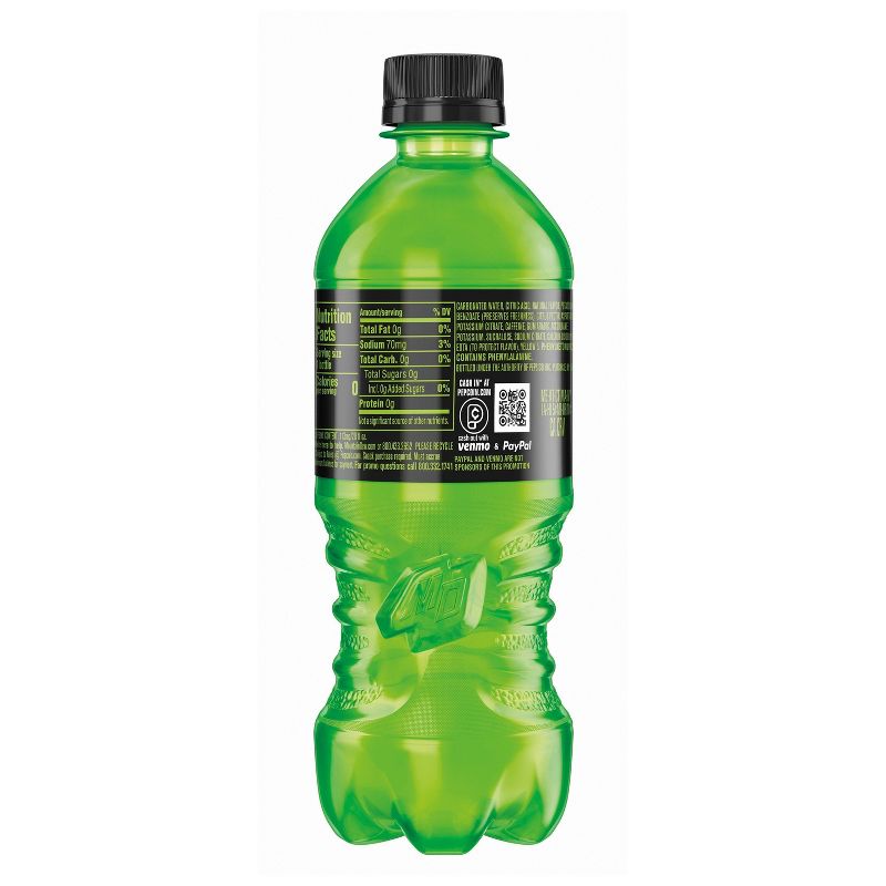 Mountain Dew Zero Sugar - 20 fl oz Bottle, 2 of 4