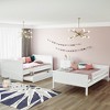 Grungis Full Over Full Loft Bed with Twin size Trundle and Guardrails,Bunk Bed with Ladder Can Divided Into 2 Beds,Loft and Bunk Bed for Bedroom - 4 of 4