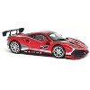 2020 Ferrari 488 Challenge EVO #28 Red with Graphics "Racing" Series 1/43 Diecast Model Car by Bburago - 2 of 3