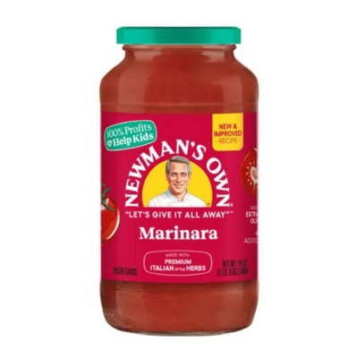Newman's Own Marinara Pasta Sauce, 24 oz Jar (Pack of 2)