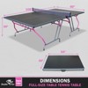 Racxily Foldable Ping Pong Table 8x4 FT - Portable Indoor/Outdoor Tennis Table with Net, 2 Paddles & 3 Balls - 3 of 4