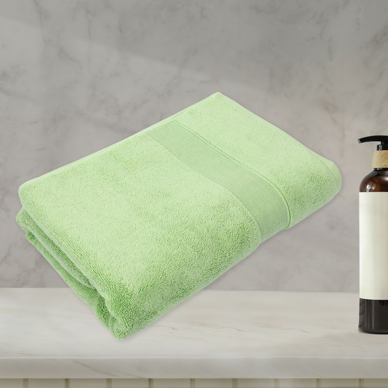 Unique Bargains Soft Absorbent Cotton Bath Towel for Bathroom kitchen Shower Towel Classic Design 1 Pcs, 2 of 7