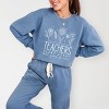 Simply Sage Market Teachers Plant Seeds That Grow Forever Lightweight Garment Dyed Sweatshirt - 2 of 4