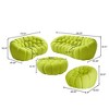 WJSHome Bubble Sofa Curved Couch Set, Breathable Mesh Fabric Bean Bag Sofa ( 1 Seater, 2 Seater, 3 Seater, Ottoman) - 2 of 4