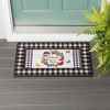 Evergreen Butterfly Welcome Wreath Sassafras Indoor Outdoor Switch Doormat 1'10"x10" Multicolored - 3 of 3