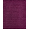 Unique Loom Solid Shag Solid Indoor Woven Area Rug - 2 of 4