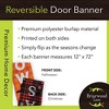 Briarwood Lane Burlap Door Banner 72x12 Halloween Christmas Reversible For Halloween Door Banner - 3 of 3