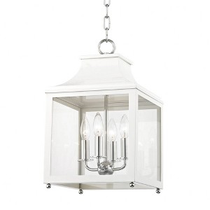 Mitzi Leigh 4 - Light Pendant in  Polished Nickel Clear Shade - 1 of 1