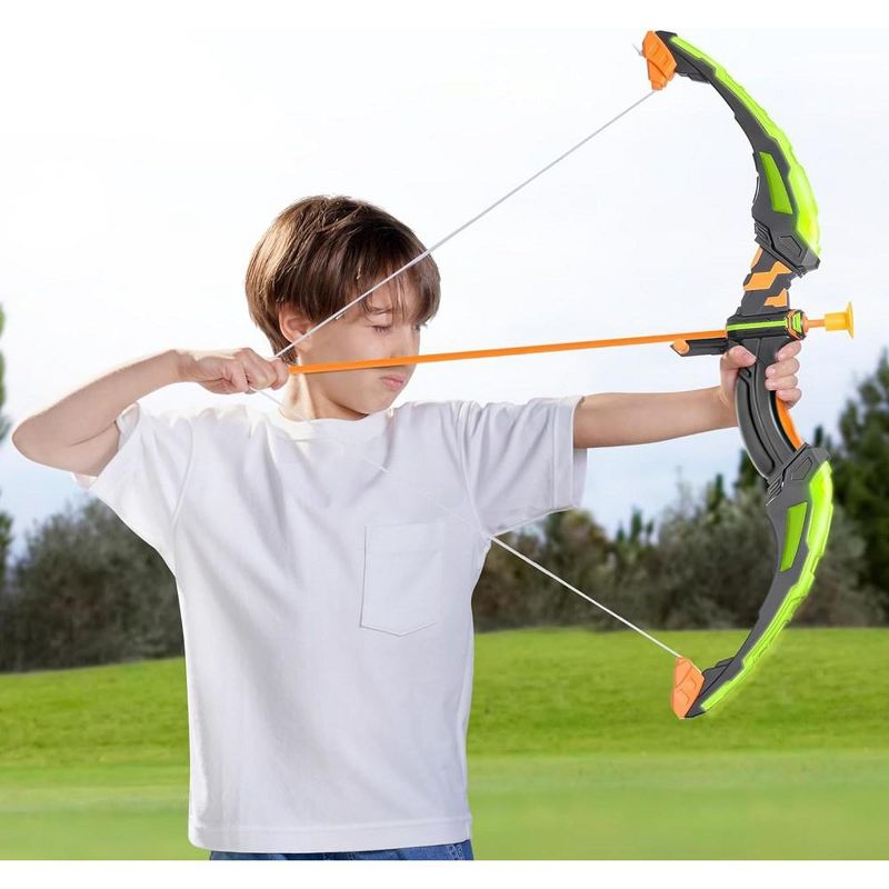 Syncfun Kids Bow and Arrow Set with Suction Cup Arrows, Target & Arrow Case, Outdoor Archery Set Toy Gift for Boys and Girls, 5 of 8