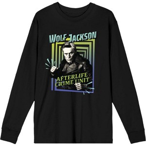 Beetlejuice Beetlejuice Wolf Jackson Afterlife Adult Crew Neck Long Sleeve Tee - 1 of 2
