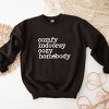 Comfy Indoorsy Cozy Homebody - Women's Graphic Sweatshirt - 2 of 4