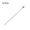 Unique Bargains Stainless Steel Drink Appetizer Round Bead Head Cocktail Picks 4" - 3 of 4