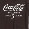 Men's - Coca-Cola - As Always Five Cents Short Sleeve Graphic T-Shirt - 2 of 4