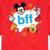 Boys' - Disney - Mickey & Pluto BFF Design Long Sleeve Graphic T-Shirt - 2 of 4