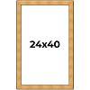 PosterPalooza | Embellished Gold Picture Frame - UV Acrylic, Foam Board Backing, Hanging Hardware - 2 of 4