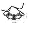 Unique Bargains Lace Half Face Party Mask Black 1 Pc - 2 of 4