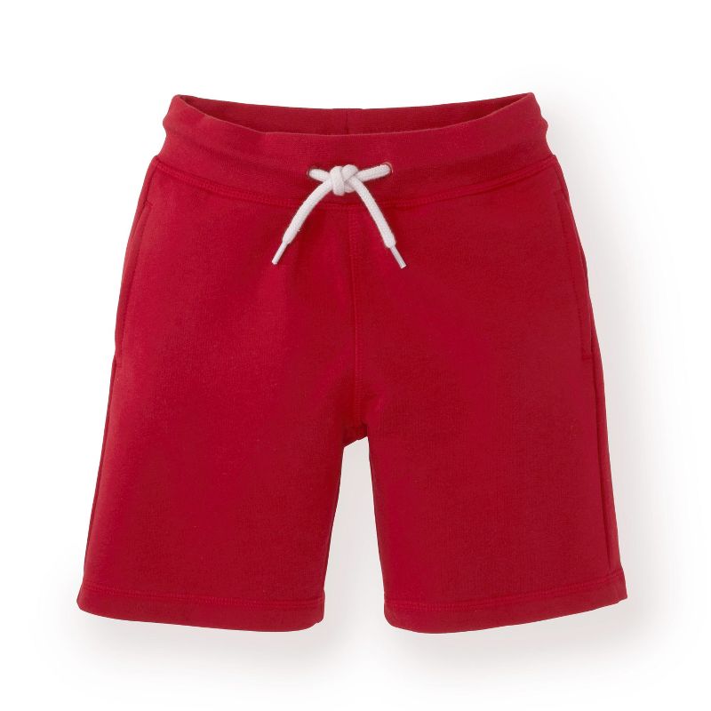 Hope & Henry Boys' Knit Athletic Short, Infant, 1 of 4