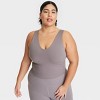 Women's Flex Light Support V-Neck Cropped Sports Bra - All In Motion™ - 3 of 3