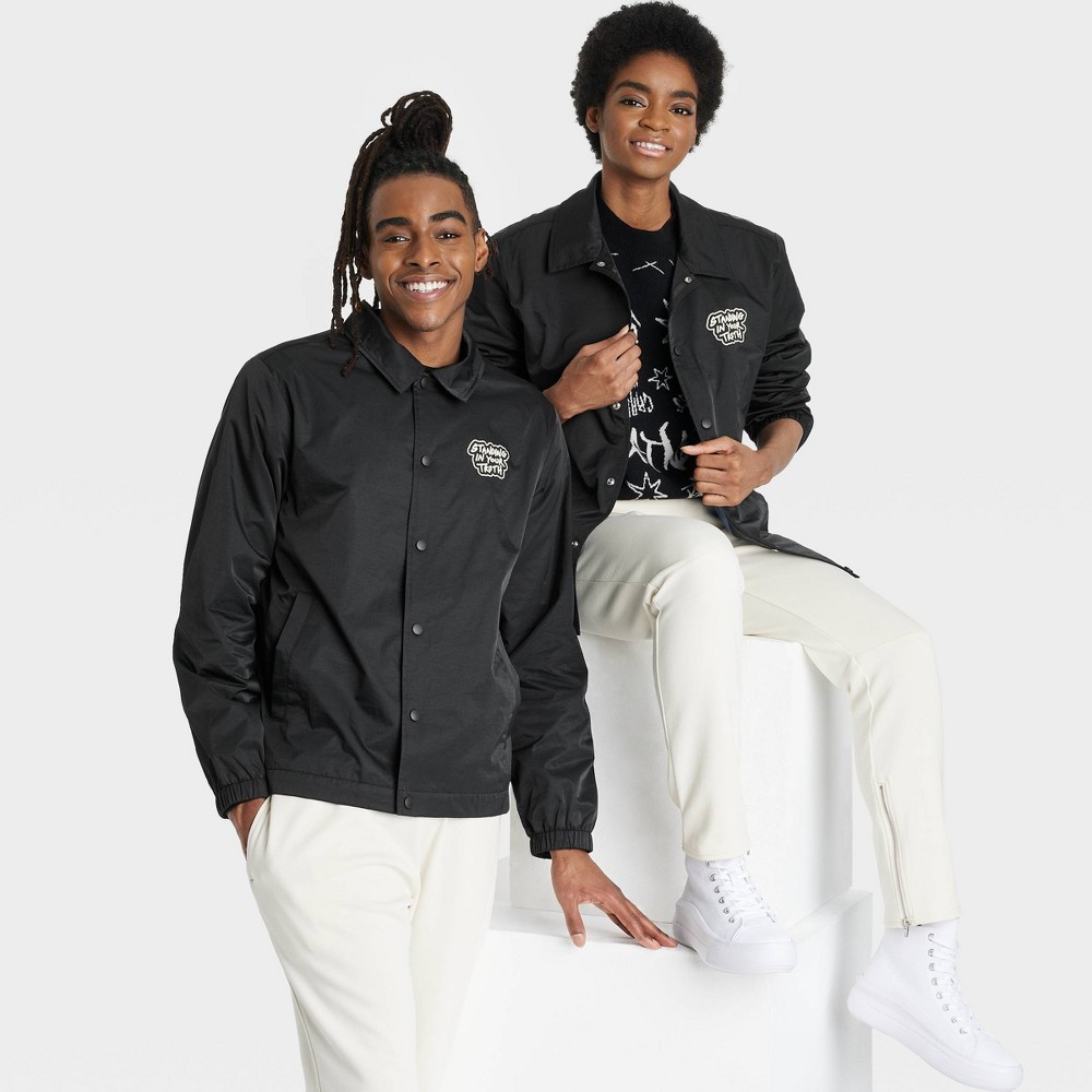 Black History Month Adult Standing In Your Truth Jacket - Black XL