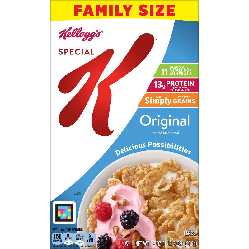 Special K Original Breakfast Cereal - 18oz - Kellogg's, 6 of 11