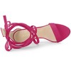 Allegra K Women's Open Toe Strappy Lace Up Stiletto High Heel Sandals - 4 of 4