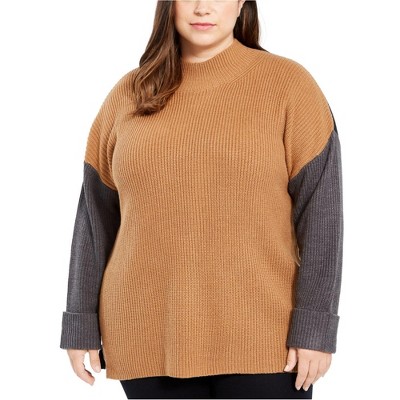 Calvin Klein Womens 3-Tone Pullover Sweater