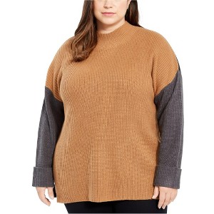 Calvin Klein Womens 3-Tone Pullover Sweater - 1 of 1