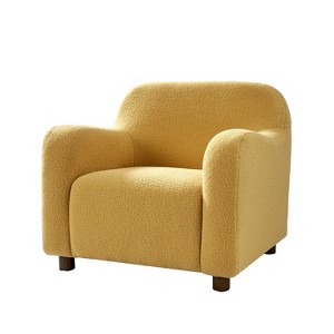 Klaudius 35" Wide Boucle Upholstered Armchair | HULALA HOME - 1 of 4