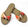 Floral Lace Strap Slippers for Women – Boho Indoor Outdoor Slippers for Summers – Stylish & Trendy Casual Slippers for Women - 3 of 4