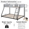 NicBex Twin Over Full Bunk Bed with Safety Vent Board Guardrail,Twin Loft Bed with Built-In Ladder,Noise Reduced Bunk Beds for Bedroom - 3 of 4