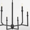 Quorum Lighting Merrick 6 - Light Chandelier in  Matte Black - 3 of 3