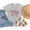 The Juniper Shop Patriotic Layered Bow Youth Short Sleeve Tee - 3 of 4