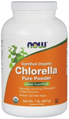 Chlorella Powder by Now Foods  -  1 lbs Powder