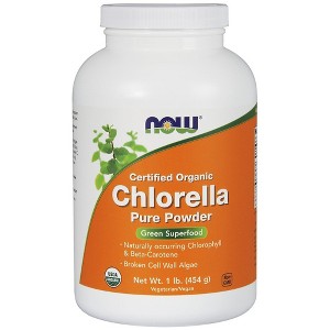 Chlorella Powder by Now Foods  -  1 lbs Powder - 1 of 2