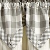 Park Designs Buffalo Check Point Valances 72"x15" - 3 of 3
