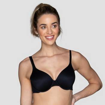 Dominique Marlena Underwire Silky Seamless Bra 32B, Black at  Women's  Clothing store