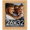 PosterPalooza | 26x32 Modern Bamboo Picture Frame, UV Acrylic, 5 Finishes - 2 of 4