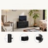 Fontoi Dressers, Tall Dresser with Wood Top, Storage Tower for Bedroom Entryway Hallway, Black, 11.8"*20.9"*39.4" - 4 of 4