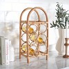 Lyza Rattan Bottle Rack - Natural - Safavieh - 2 of 4