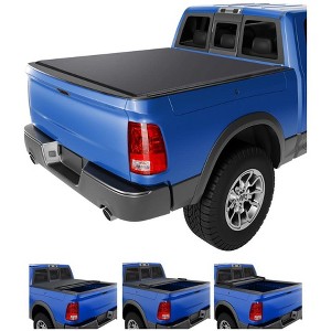 Whizmax 4-Fold Tonneau Cover Compatible for 2002-2023 Dodge Ram 1500/2500/3500 5.7ft Bed - 1 of 4