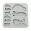 Unique Bargains Candy Mould 9-Cavity Vehicle Candy Mould Hand Wash 5.91"x5.87"x0.75" 1 Pc - 3 of 4