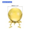 Unique Bargains Home Office Decorative Crystal Ball with Gift Box and Metal Stand - 2 of 4