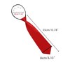Allegra K Men's Pre Tied Formal Casual Zipper Solid Color Adjustable 8cm-wide Tie - 4 of 4