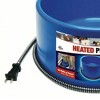 Farm Innovators 60 Watt Premium Plastic Heated Pet Water Bowl with Advanced Thermostatic Control for Large Dogs and Cats, Blue - 4 of 4