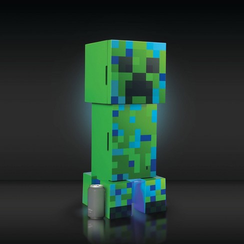 Minecraft Green Creeper Body 12 Can Mini Fridge 8L 2 Door Ambient