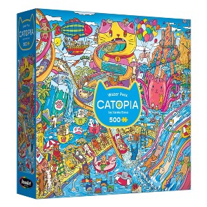 RoseArt Catopia 500pc - Water Park Jigsaw Puzzle : Target