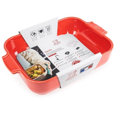 Peugeot Red 14" Ceramic Rectangular Baking Dish